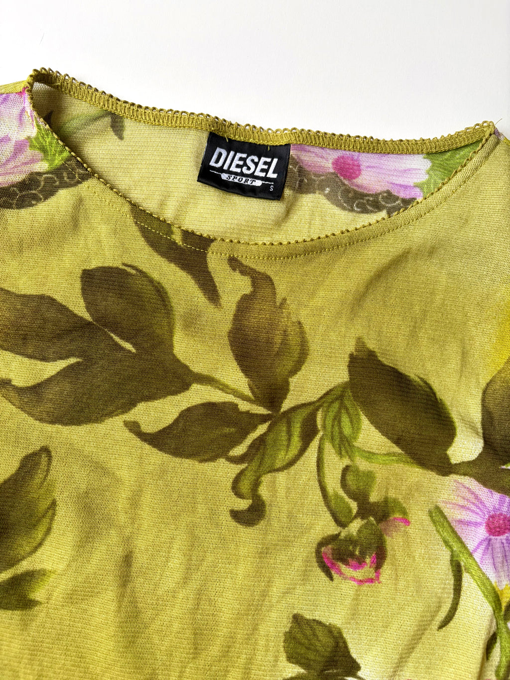 Diesel Floral Mesh Top ✮ Size S-M*