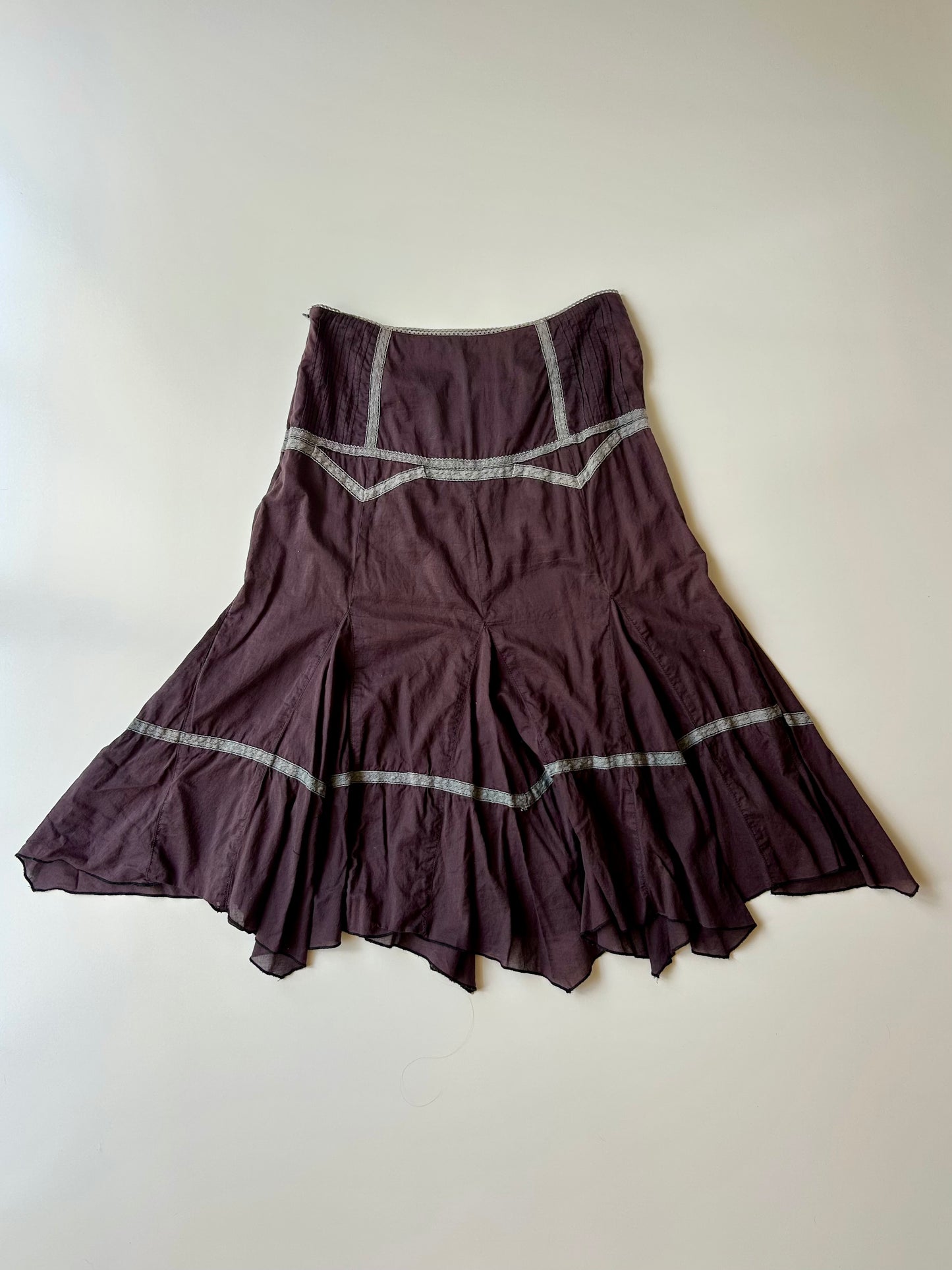 Vintage Pleated Midi Skirt ✮ Size XS/S