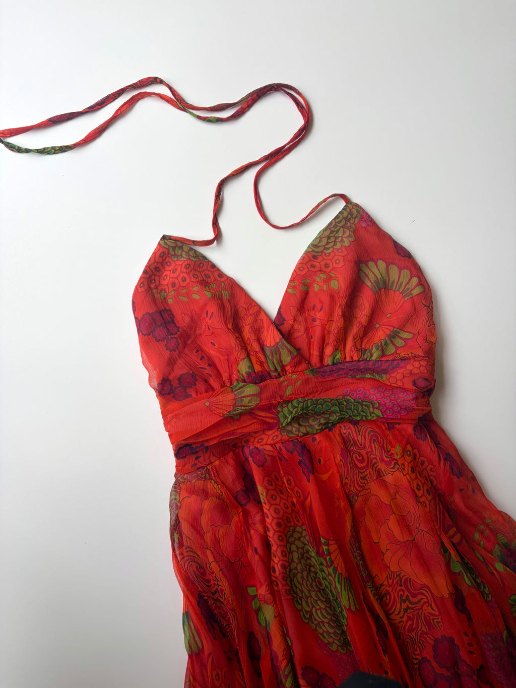 Silk Halter Dress ✮ Size XS*