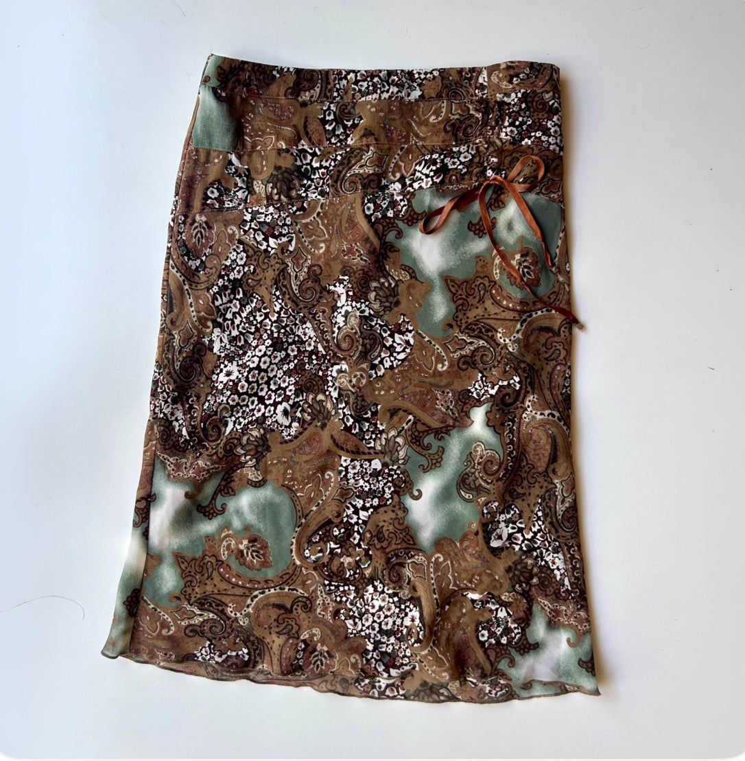 Paisley Midi Skirt ✮  Size M