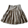 Metallic Pleated Midi Skirt ✮ Size 12