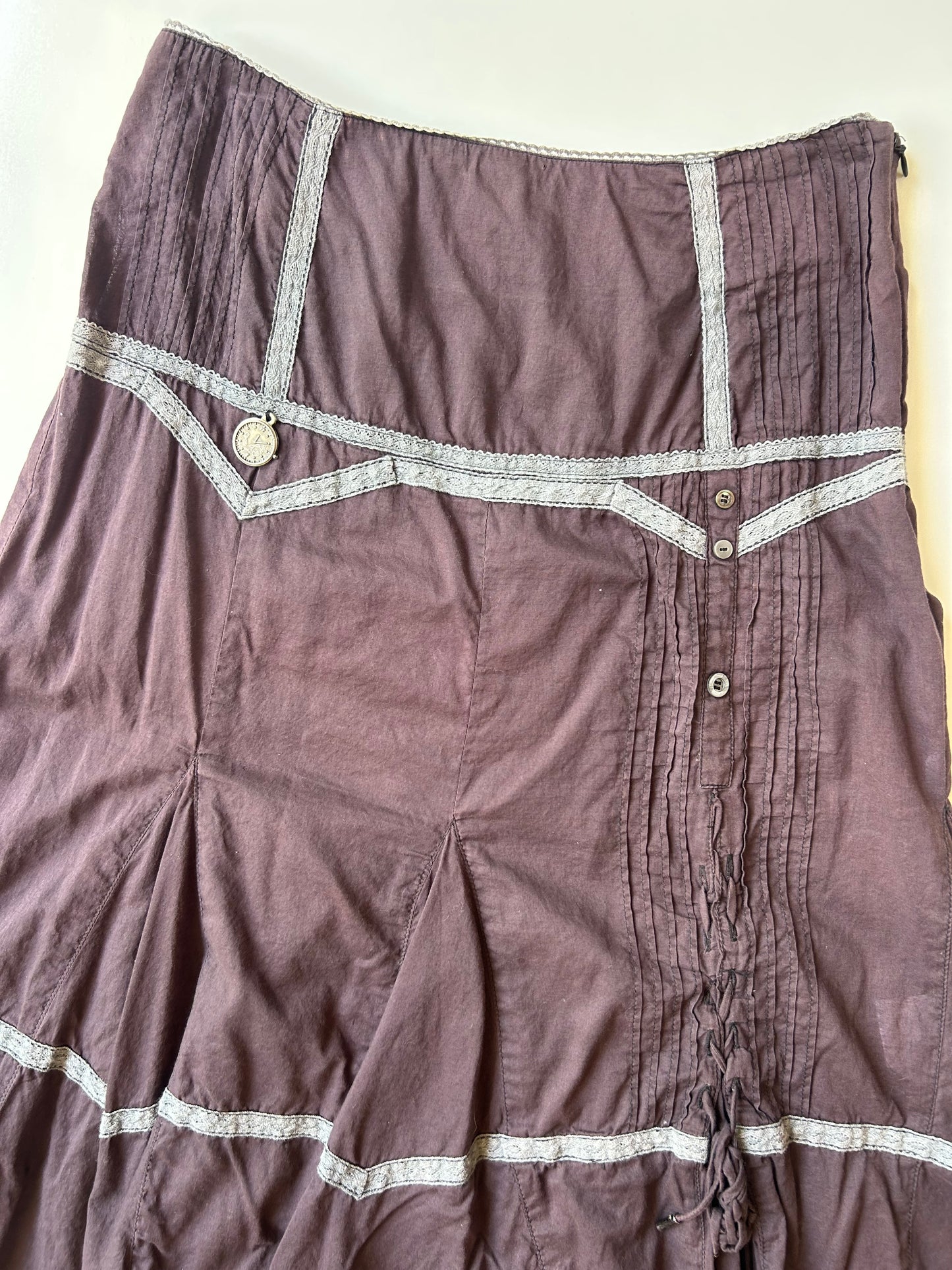 Vintage Pleated Midi Skirt ✮ Size XS/S