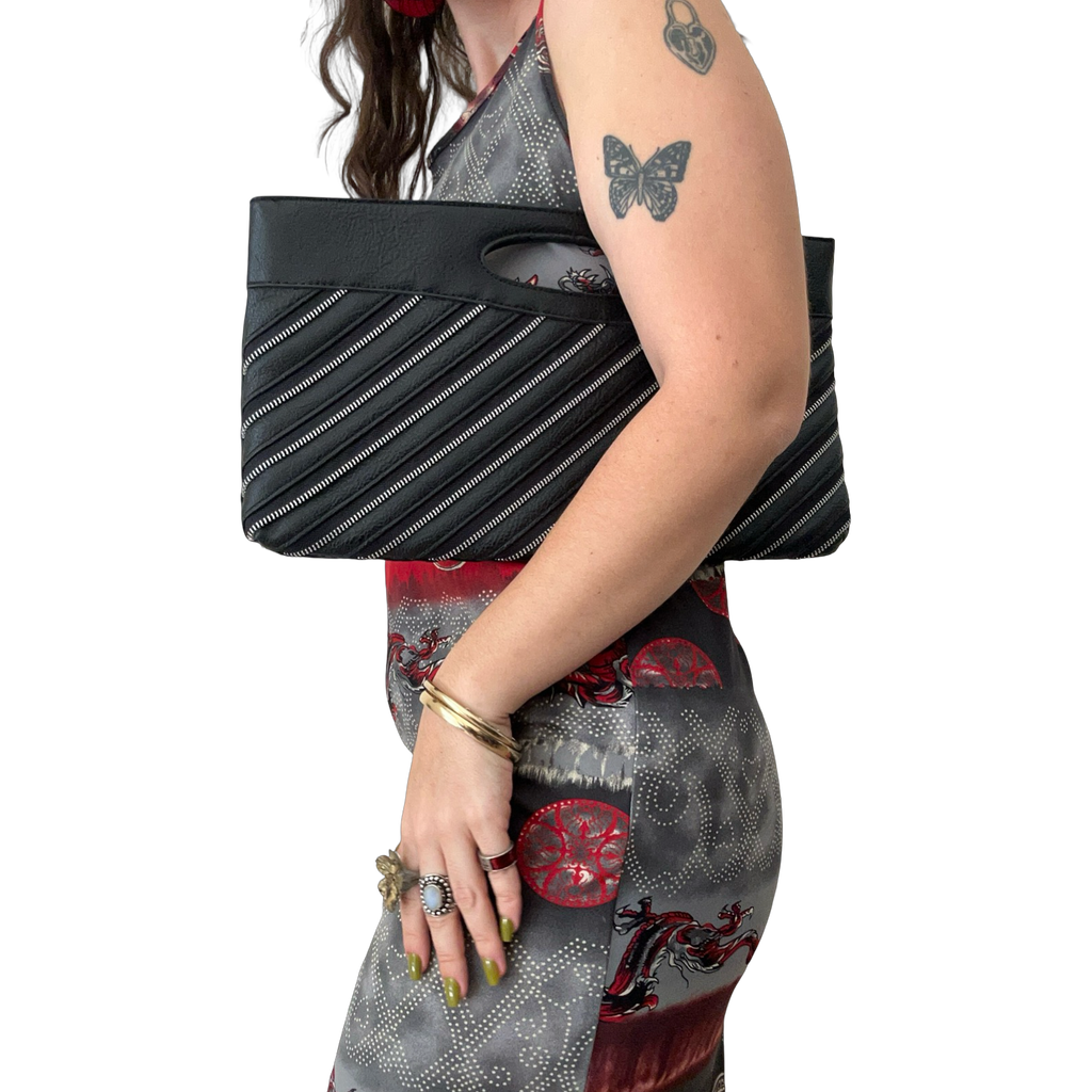 Jumbo Zip Clutch