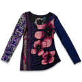 Desigual Beaded Flower Top ✮ Size M