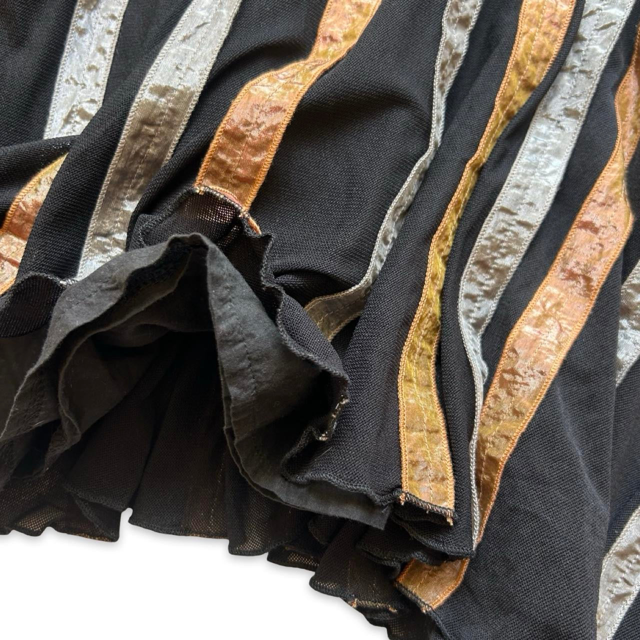 Metallic Pleated Midi Skirt ✮ Size 16