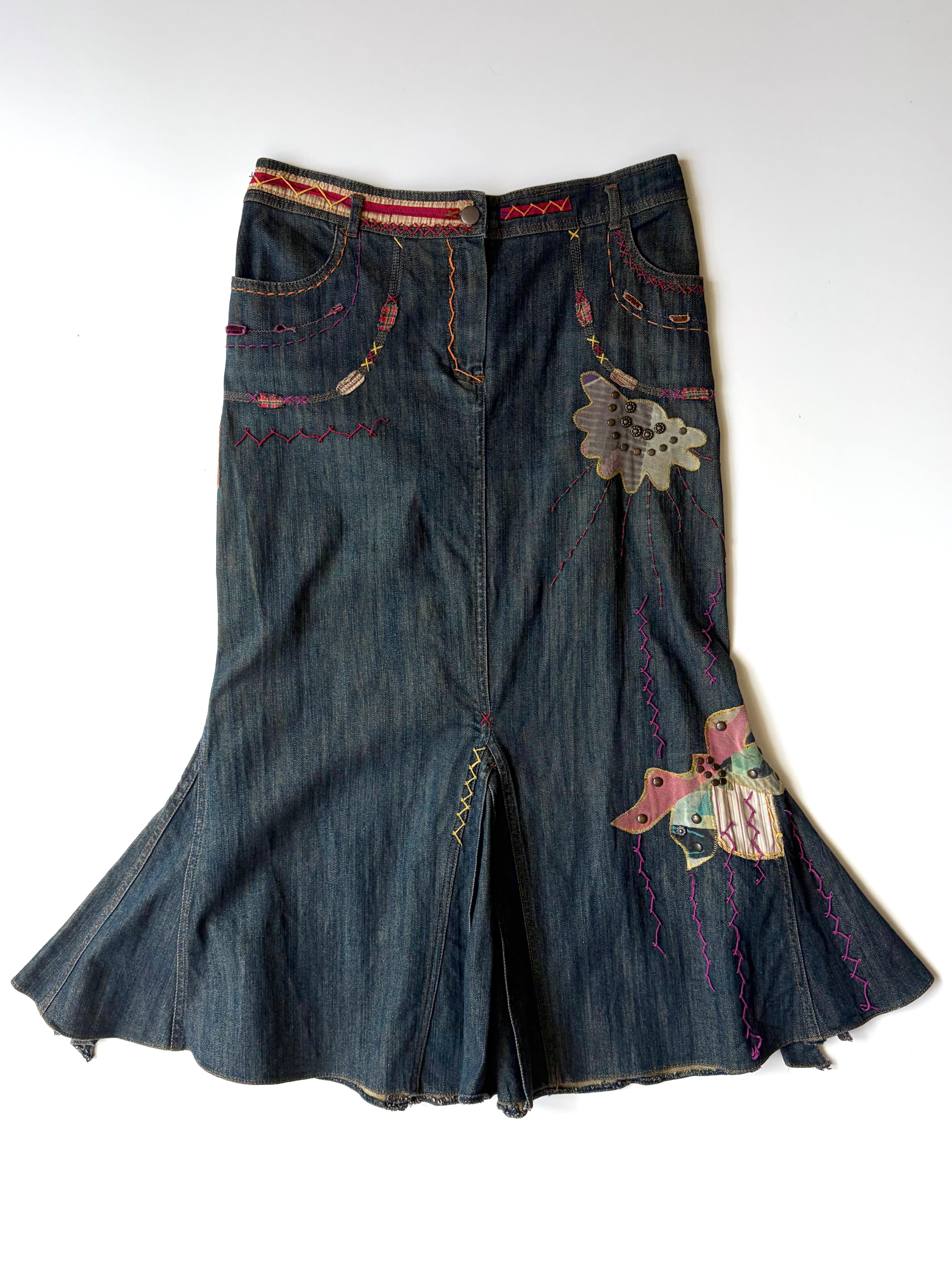 Didier Parakian Denim Skirt ✮ Size 12*