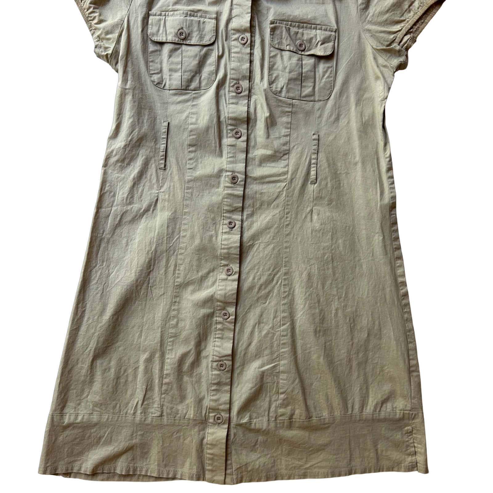 Tan Cargo Dress ✮ Size 12