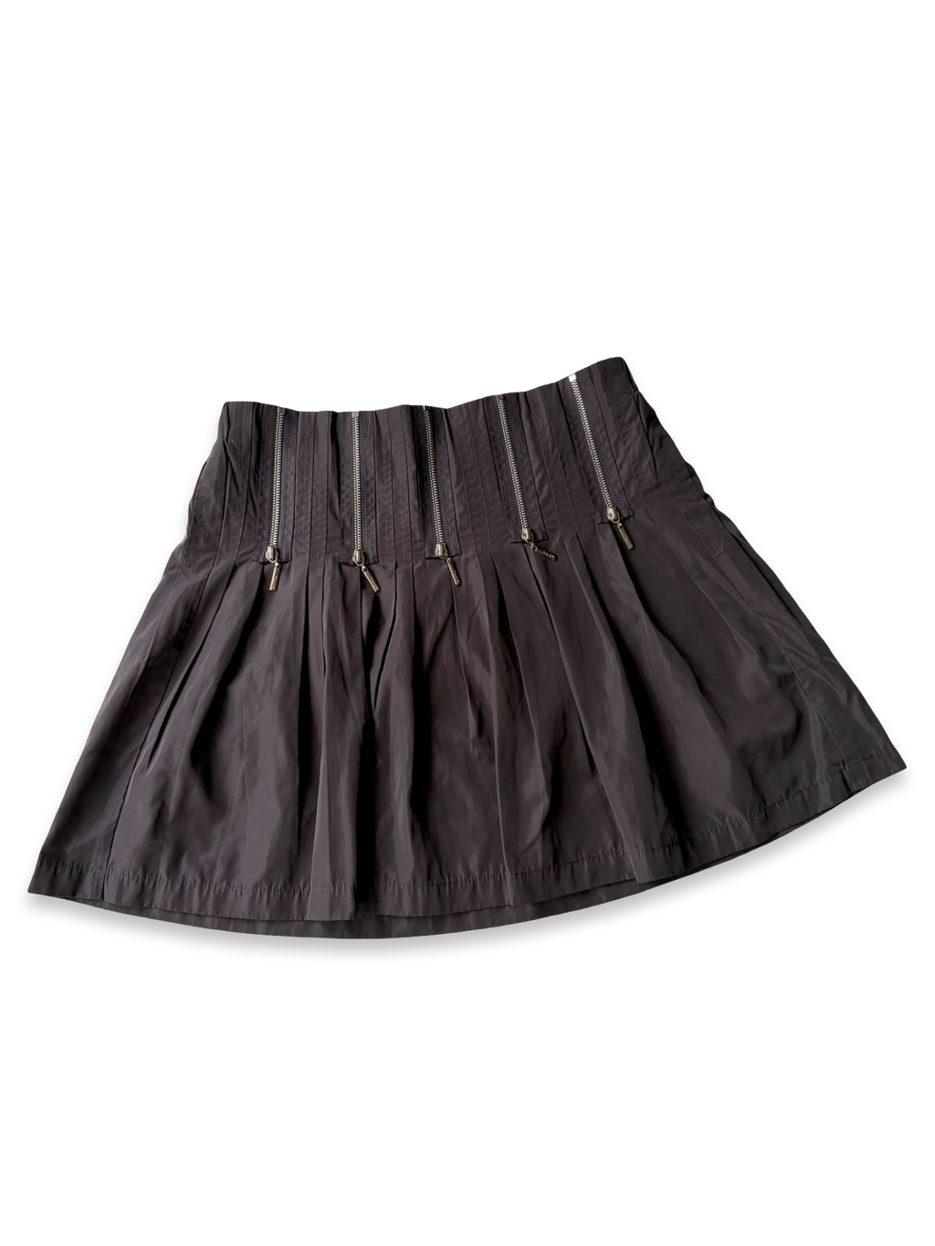 Pleated Zipper Skirt ✮ Size 10-12*