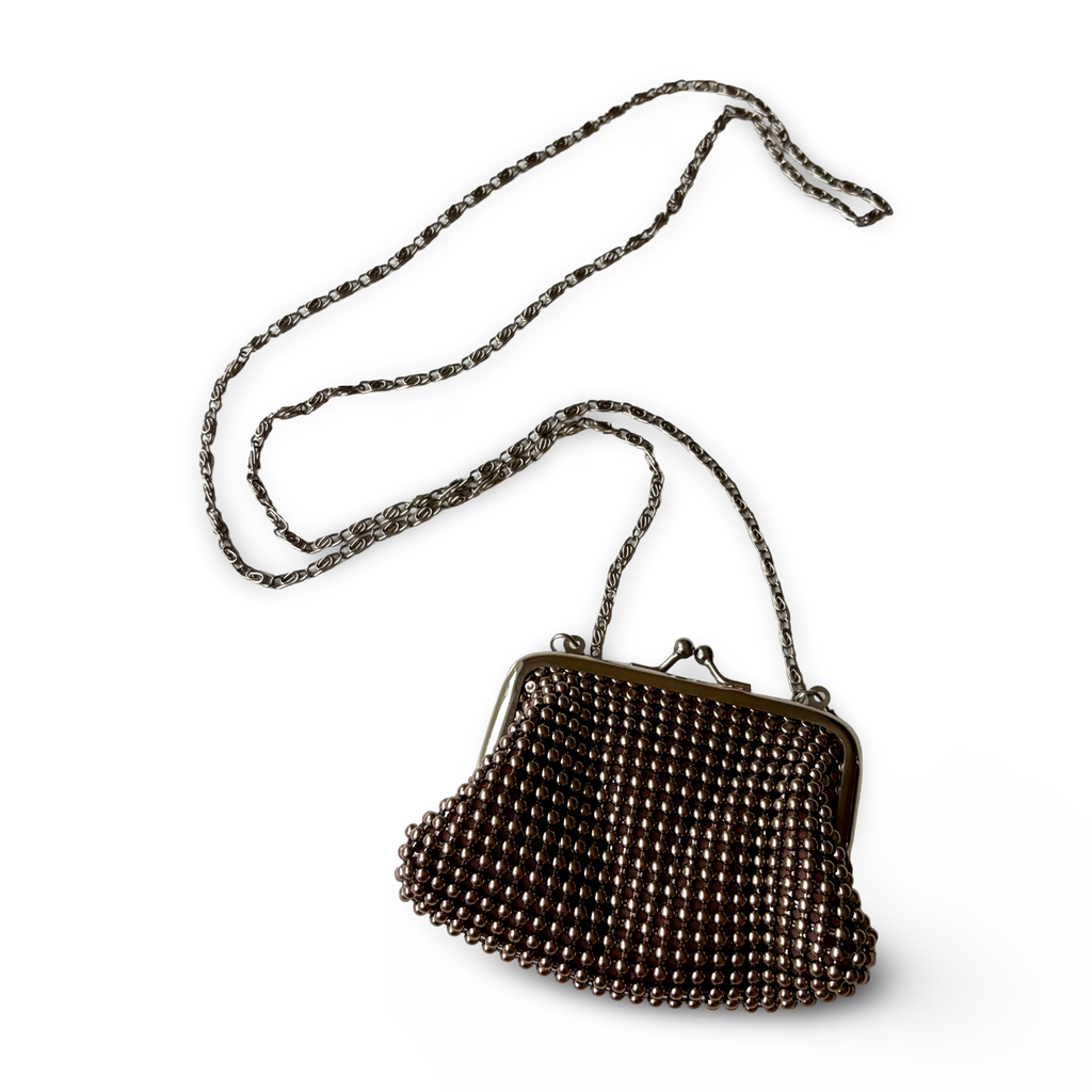 Mini purse with chain strap