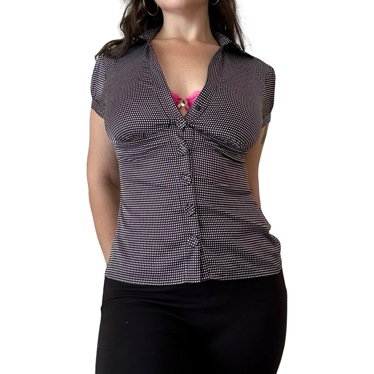 Portmans Polka Dot Blouse ✮ Size 8