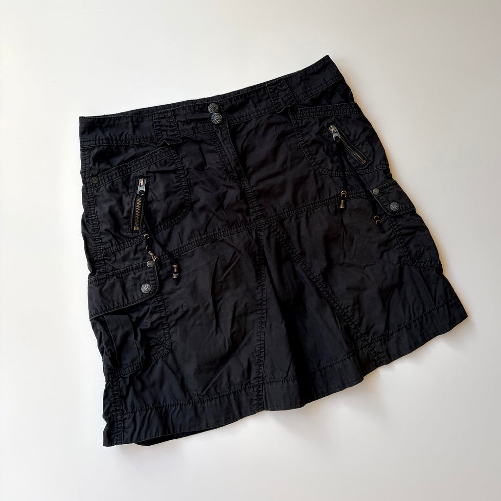 Y2K Esprit black cargo skirt ✮ Size 10