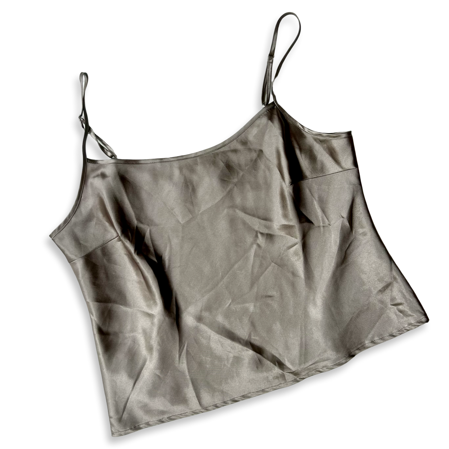 Grey Satin Cami ✮ Size 14