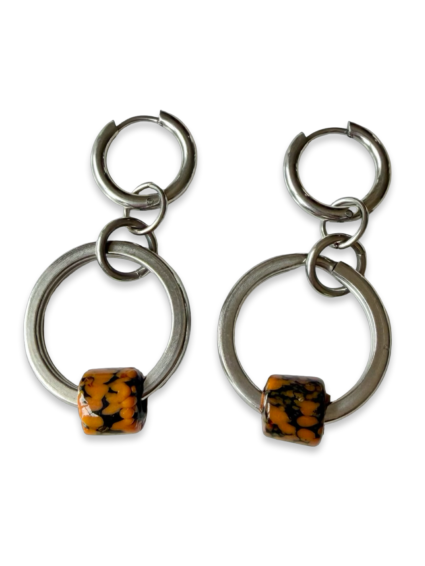 Keyring Huggie Earrings