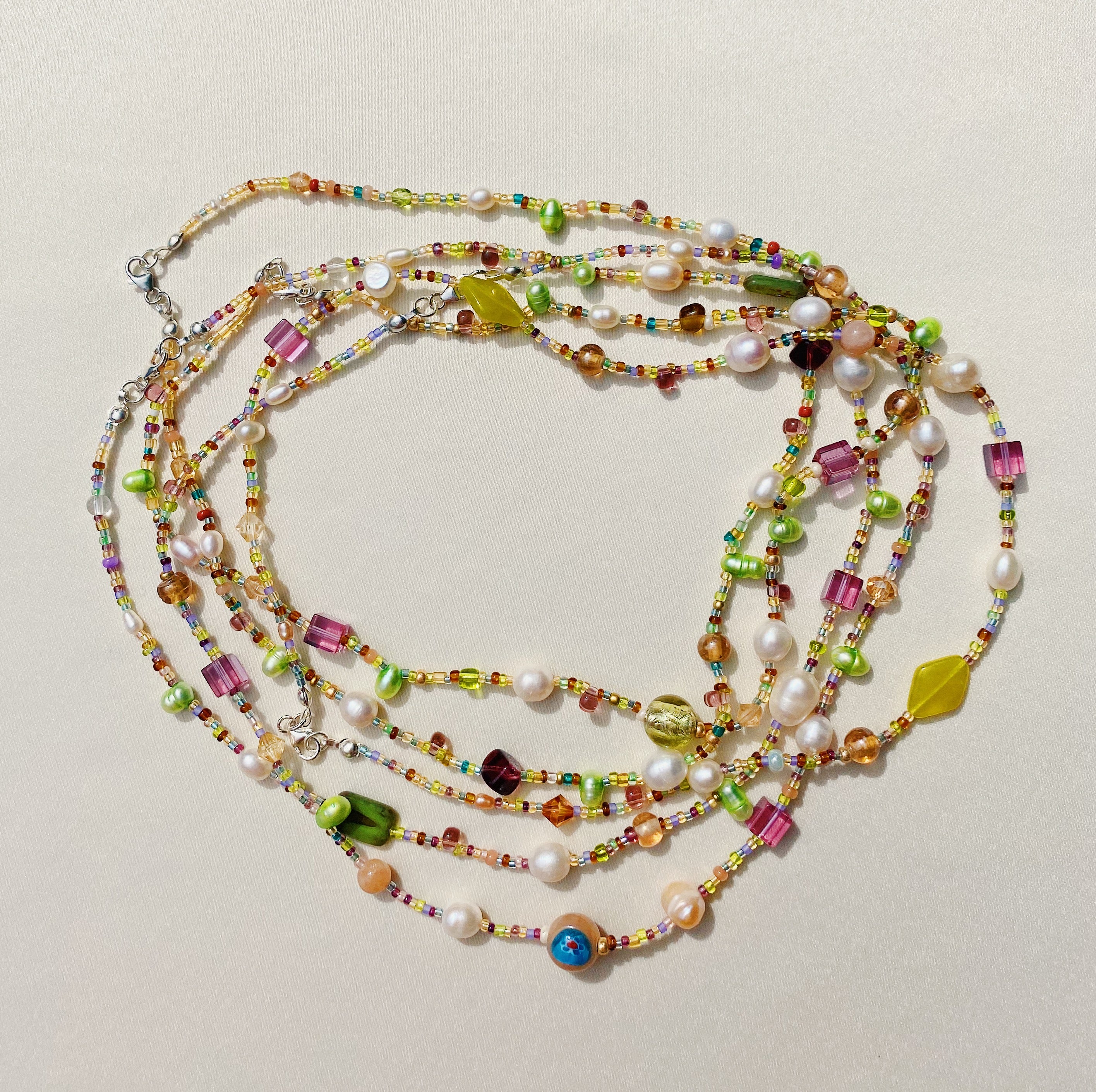 Upcycled Beaded Necklace Session #2 (4 July)