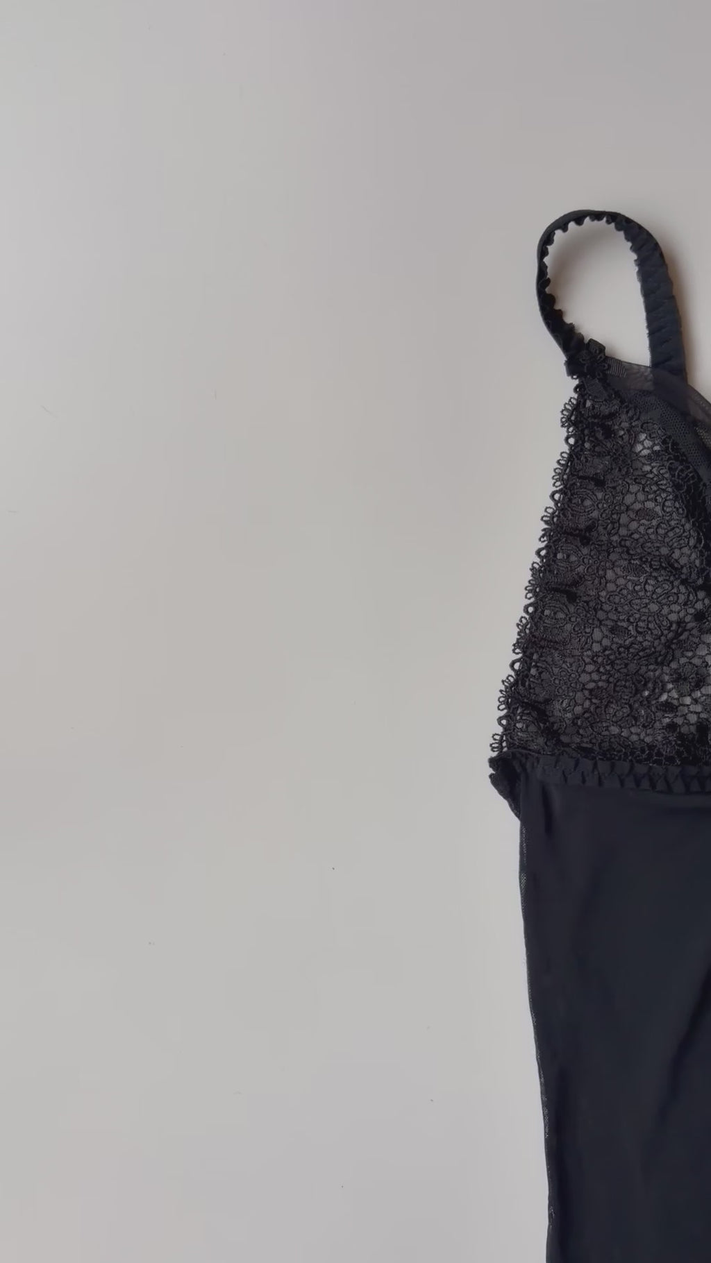 Black Mesh Cami ✮ Size 12